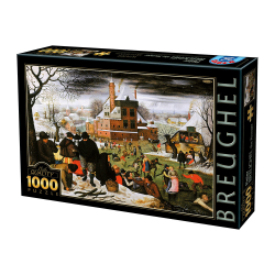miniature1 Puzzle 1000 pièces : Brueghel - Hiver