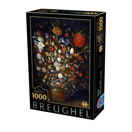 Puzzle 1000 pièces : Brueghel - Fleurs Vase