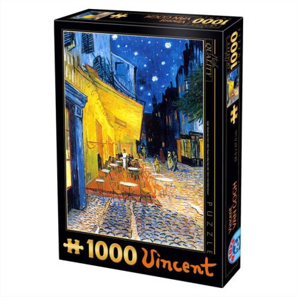 Puzzle 1000 pièces : Van Gogh - Terrasse de café