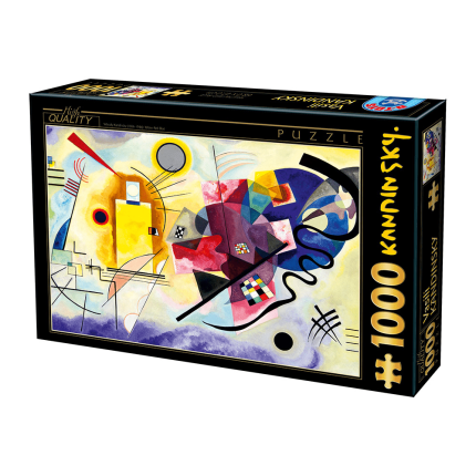 Puzzle 1000 pièces : Kandinsky - Yellow, Red, Blue