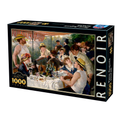 miniature1 Puzzle 1000 pièces : Renoir, Déjeuner sur Bateau 