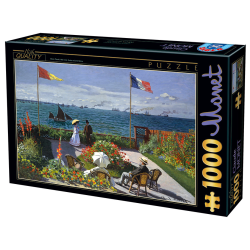 miniature1 Puzzle 1000 pièces : Monet - Terrasse à Sainte Adresse