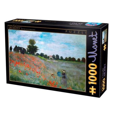 Puzzle 1000 pièces : Monet - Coquelicots 