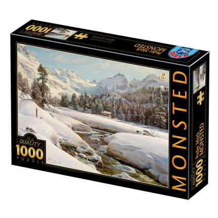 Puzzle 1000 pièces : Mønsted - Hiver