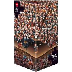 miniature1 Puzzle 2000 pièces : Loup, Orchestra