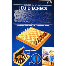 miniature1 Jeu d’échecs bois marqueterie 30 cm -  
1ER prix marqueté