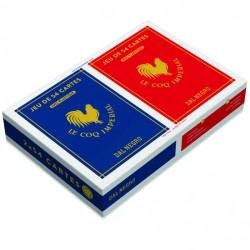 miniature1 2x54 cartes coq imperial PVC
