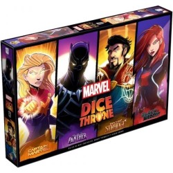 miniature1 Dice Throne Marvel - Black Panther, Captain Marvel, Black Widow, Dr Strange