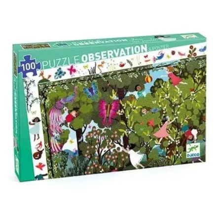 Puzzle Observation - Jeux au Jardin 100 pièces