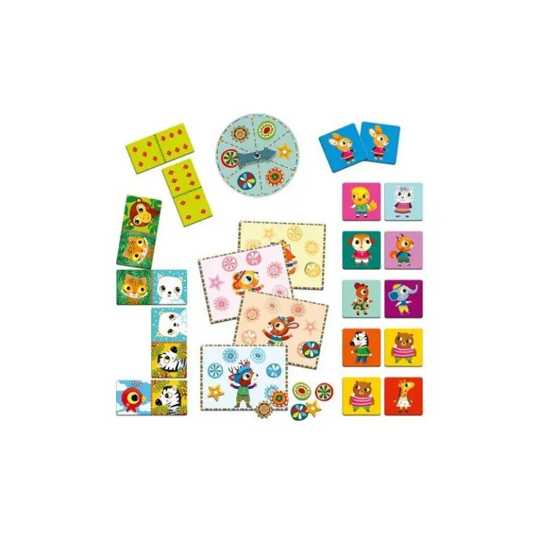 Bingo Mémo Domino - les p’tits copains