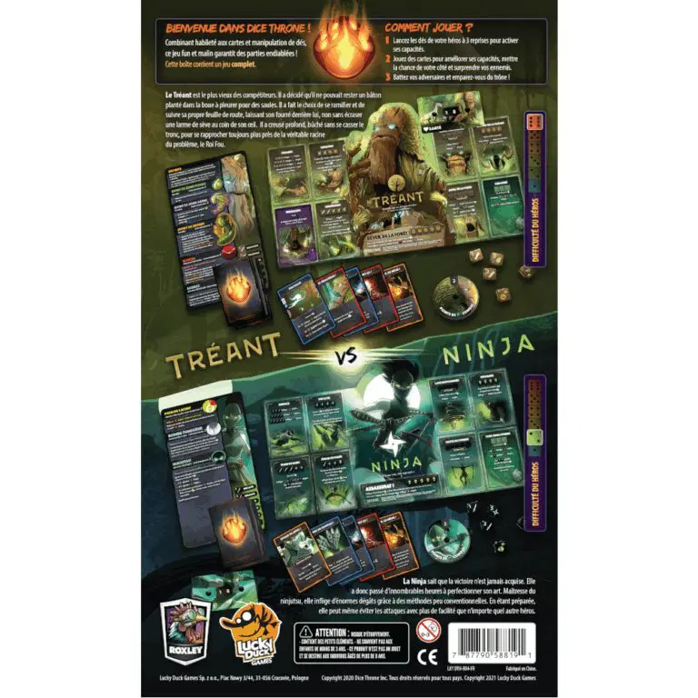 Dice Throne - Tréant vs Ninja