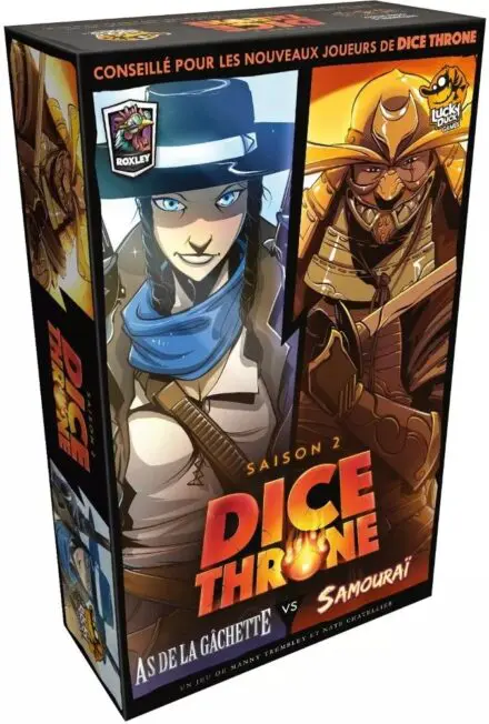 Dice Throne S2- As de la gâchette vs Samouraï