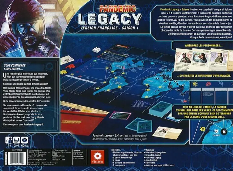 Pandemic - Legacy Bleu - Saison 1 Pandemic - Legacy Bleu - Saison 1