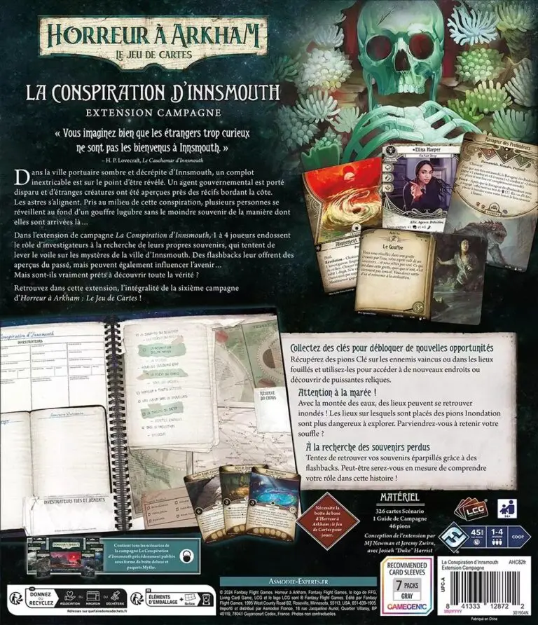Horreur à Arkham JCE : La Conspiration d'Innsmouth (Campagne) Horreur à Arkham JCE : La Conspiration d'Innsmouth (Campagne)