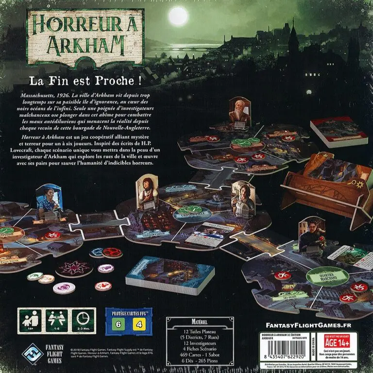 HORREUR À ARKHAM V3 : JEU DE PLATEAU HORREUR À ARKHAM V3 : JEU DE PLATEAU