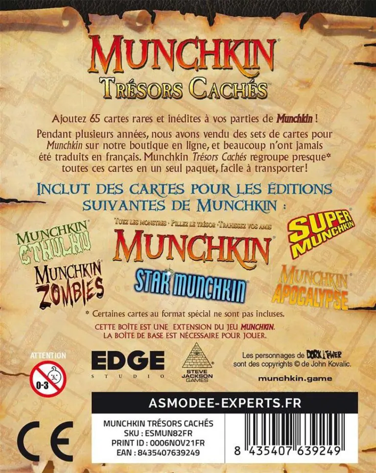 Munchkin Trésors Cachés