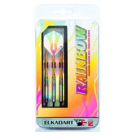 Fléchettes pointe nylon - RAINBOW (tungstène 90%)