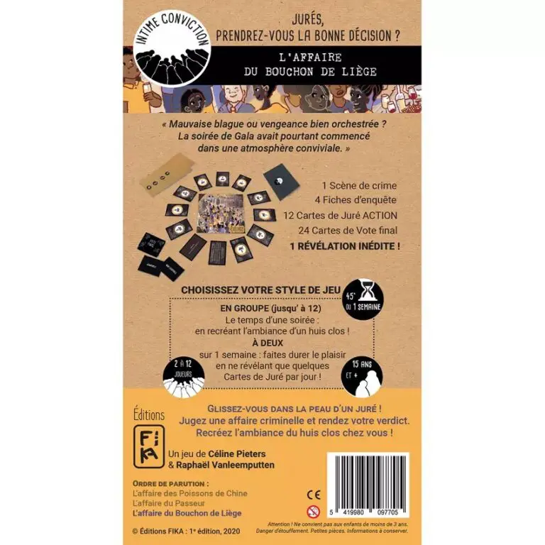 Intime conviction n°3 : L'affaire du Bouchon de Liège