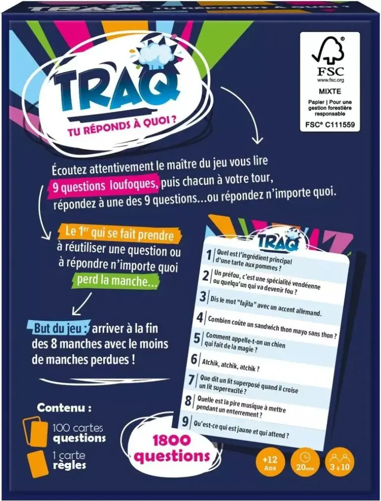 Traq - Tu réponds à quoi ? Traq - Tu réponds à quoi ?