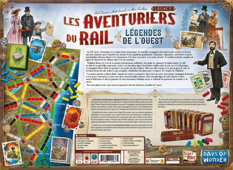 Les Aventuriers du Rail : Legacy - Légendes de l’Ouest Les Aventuriers du Rail : Legacy - Légendes de l’Ouest