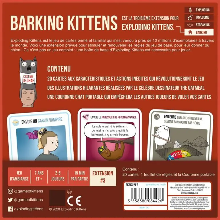 Exploding Kittens : Barking Kittens
