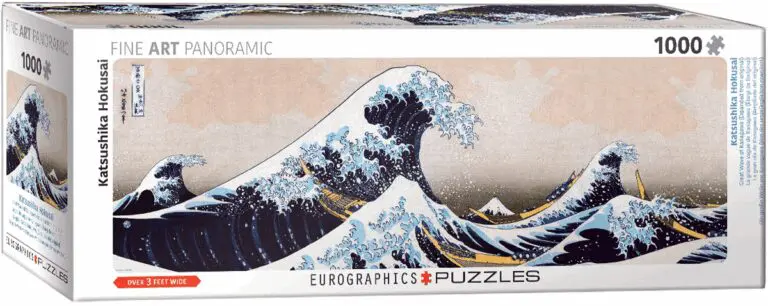Puzzle 1000 pièces Panoramique : La Vague Puzzle 1000 pièces Panoramique : La Vague