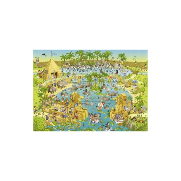 Puzzle 1000 pièces : Zoo Habitat du Nil