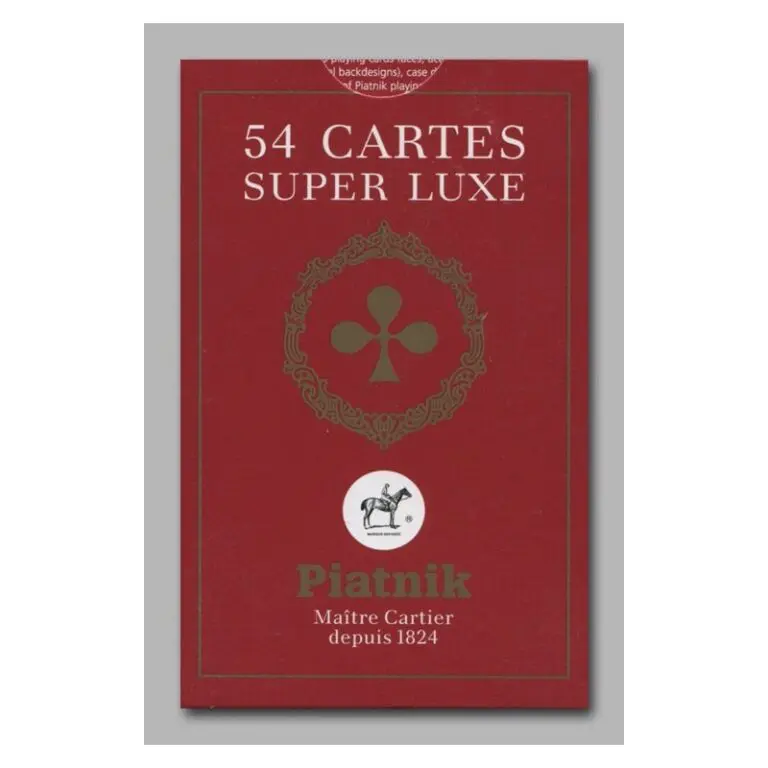 54 cartes - Clasiques  Piatnik étui carton 54 cartes - Clasiques Piatnik étui carton