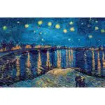 Puzzle 1000 pièces : La Nuit Étoilée sur le Rhône Puzzle 1000 pièces : La Nuit Étoilée sur le Rhône