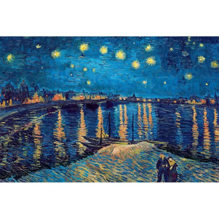 Puzzle 1000 pièces : La Nuit Étoilée sur le Rhône Puzzle 1000 pièces : La Nuit Étoilée sur le Rhône