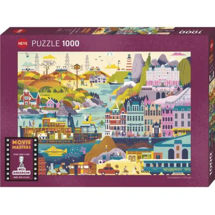 Puzzle 1000 pièces : Wes Anderson Film