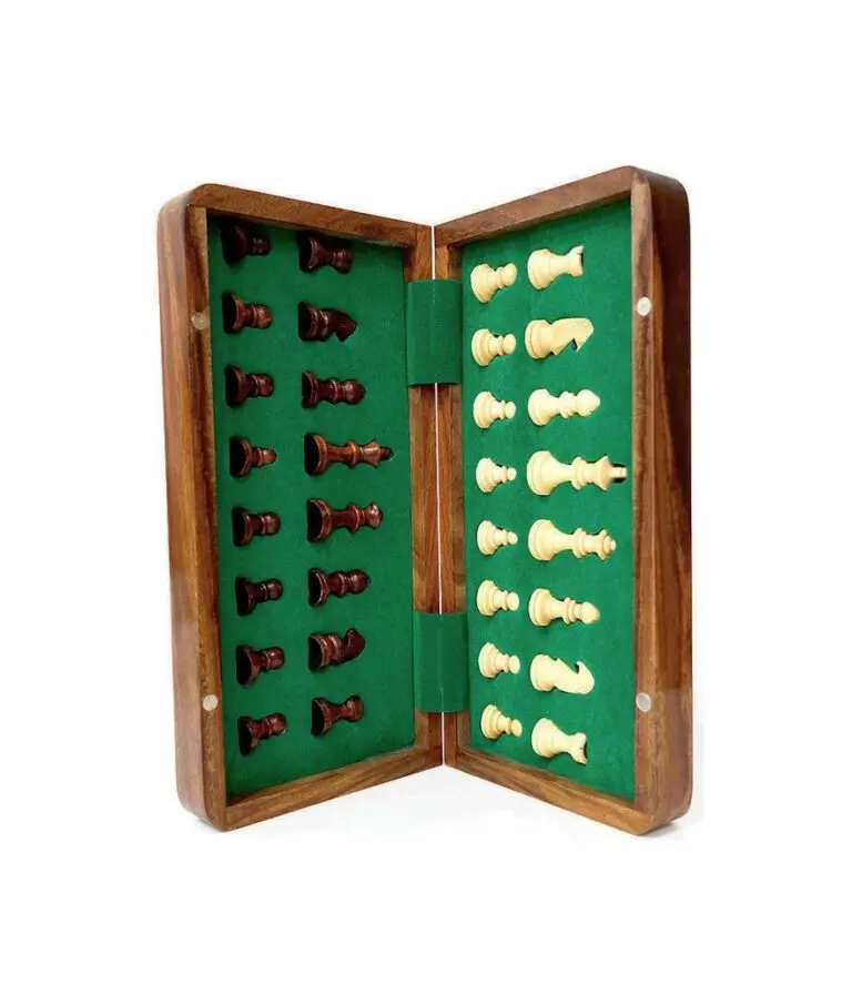Coffret échecs magnétique - 30cm - Palissandre