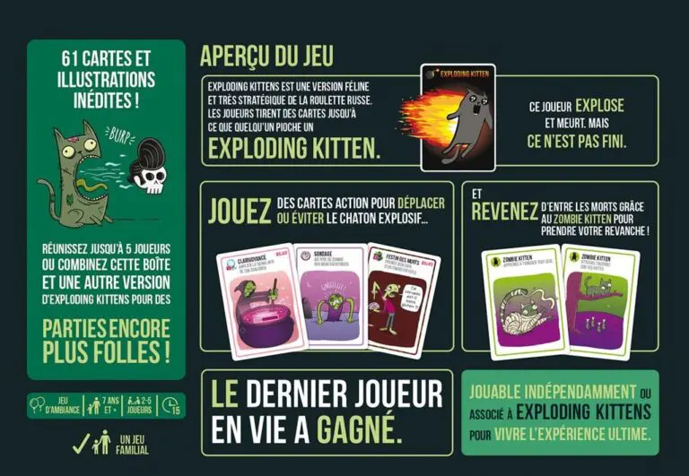 Exploding Kittens : Zombie Kittens