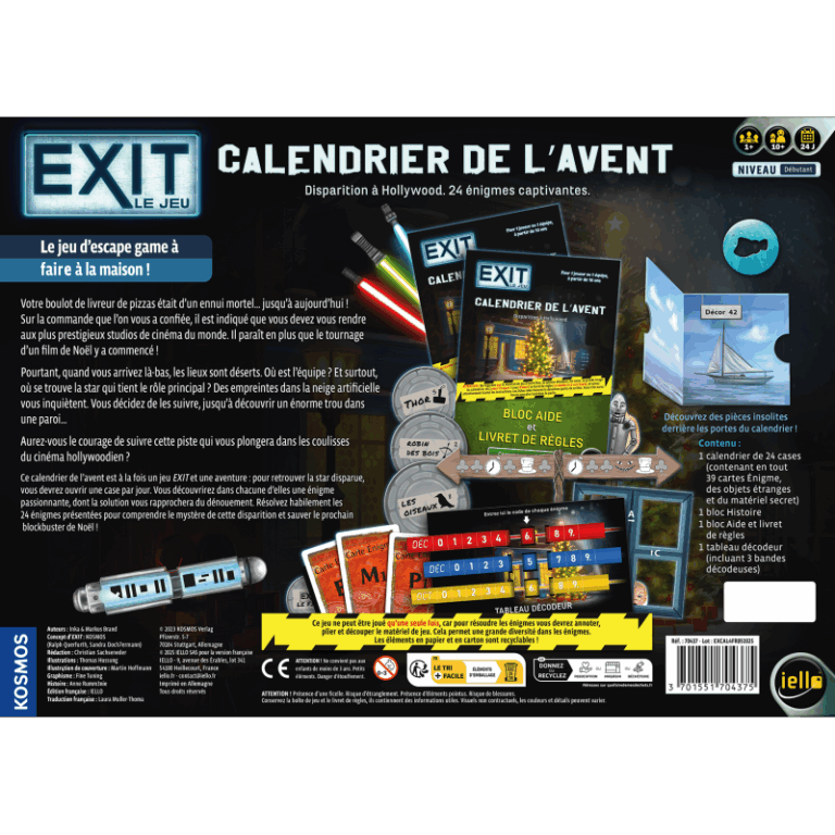 iello exit calendrier de l avent disparation a hollywood 3 iello exit calendrier de l avent disparation a hollywood 3