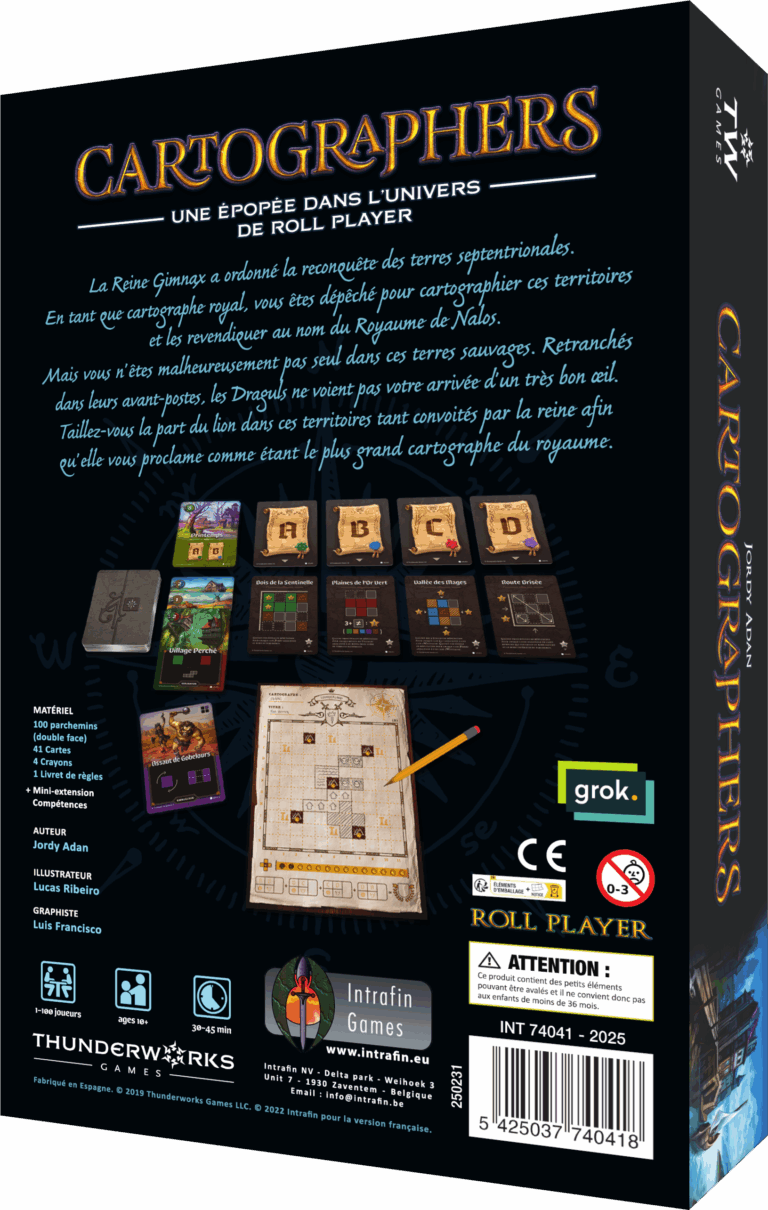 Cartographers - Épopée dans l'Univers Roll Player