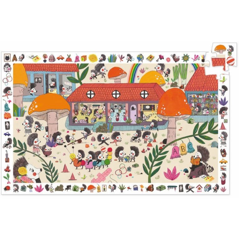 Puzzle observation - L’Ecole des Hérissons 35 pcs Puzzle observation - L’Ecole des Hérissons 35 pcs
