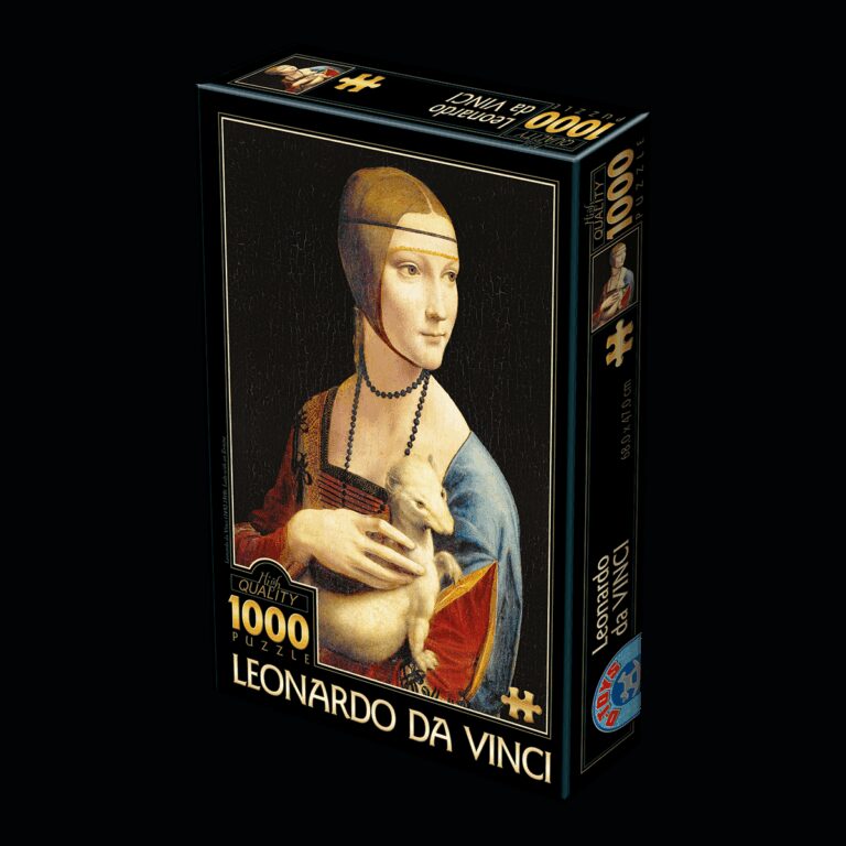 Puzzle 1000 pièces : Vinci - La Dame à l’Hermine