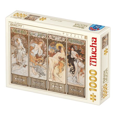 Puzzle 1000 pièces : Mucha - Saison 2