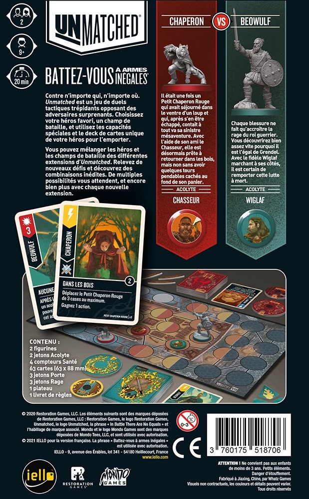 Unmatched : Chaperon Rouge vs Beowulf Unmatched : Chaperon Rouge vs Beowulf