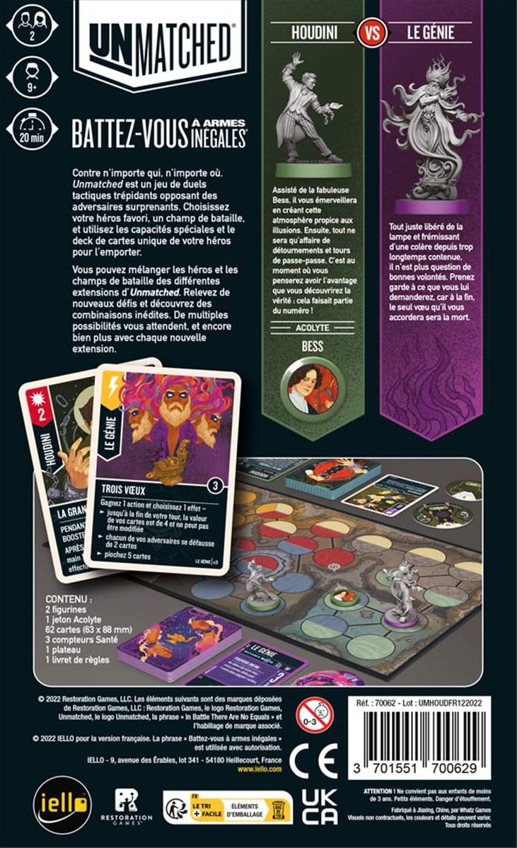 Unmatched : Houdini vs Génie Unmatched : Houdini vs Génie