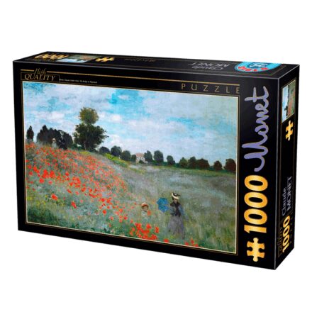 Puzzle 1000 pièces : Monet - Coquelicots