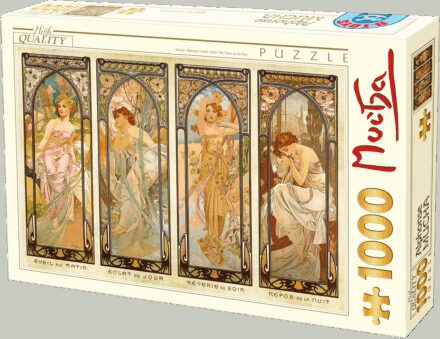 Puzzle 1000 pièces : Mucha, Moment/Journée