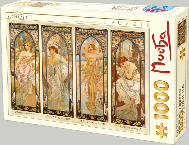 Puzzle 1000 pièces : Mucha, Moment/Journée
