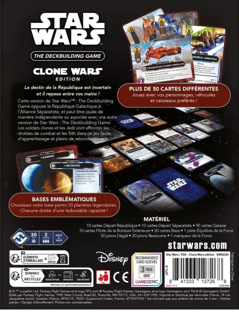 Star Wars : Deck Building : Clone Wars