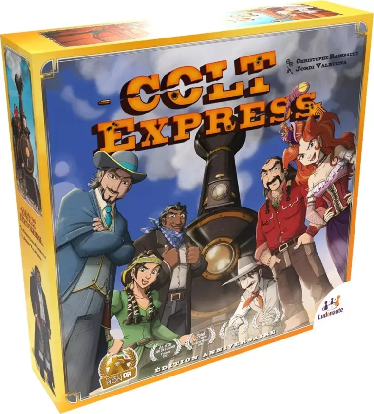 colt express 1 Boîte de jeu Colt Express édition anniversaire avec personnages