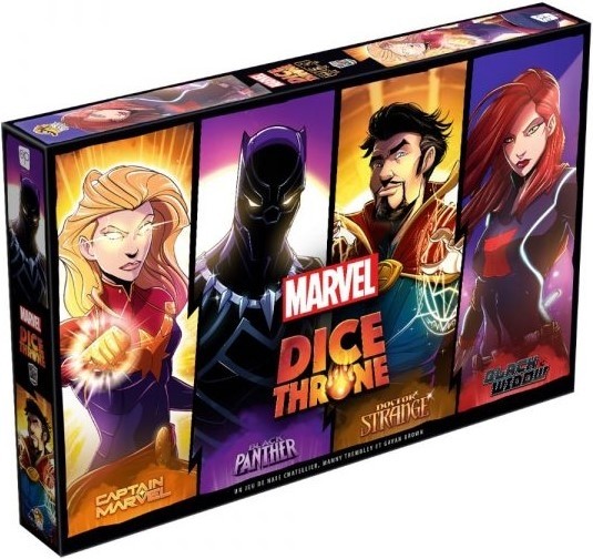 Dice Throne Marvel - Black Panther, Captain Marvel, Black Widow, Dr Strange Dice Throne Marvel - Black Panther, Captain Marvel, Black Widow, Dr Strange