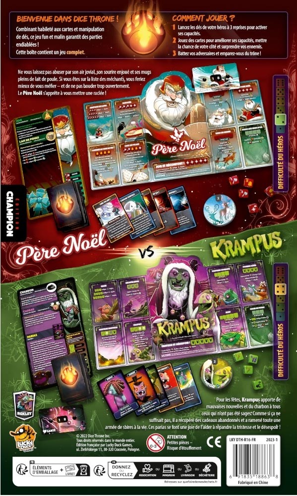 Dice Throne - Père Noël vs Krampus Dice Throne - Père Noël vs Krampus