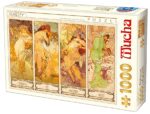 Puzzle 1000 pièces : Mucha - Saisons