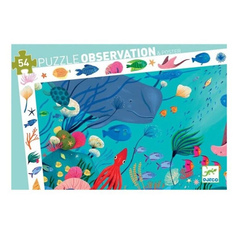 Puzzle observation - Aquatique 54 pcs