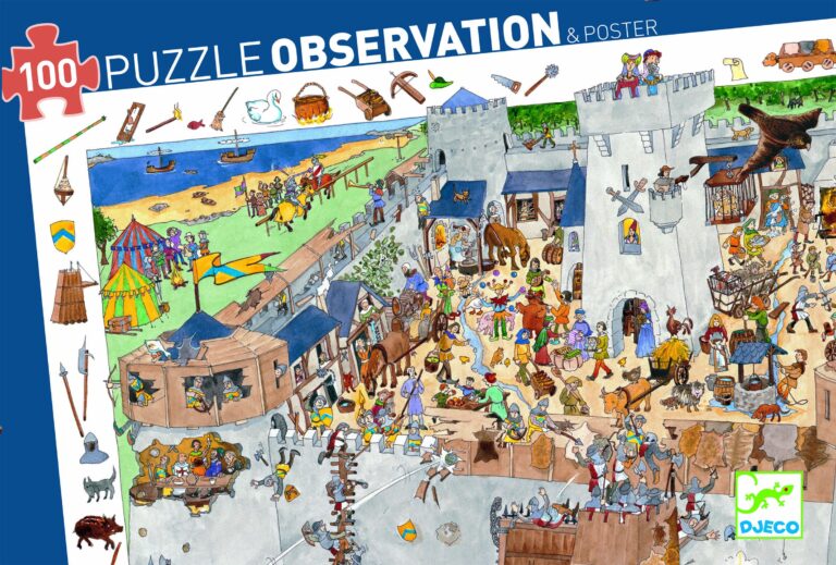 Puzzle observation - Château Fort 100 pcs